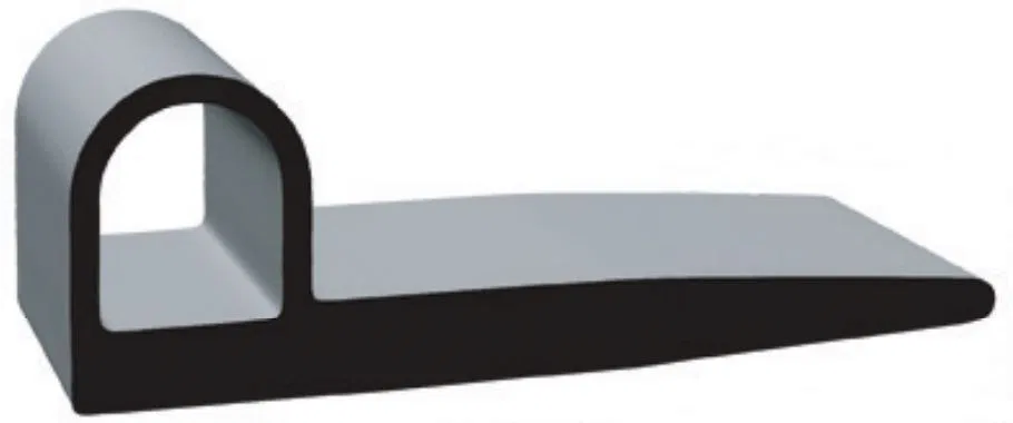 2452ST-50 – CLEAN SEAL Door Window Channel Seal, P-Type Mounts With 3M ™ Heat Activated Acrylic Foam Tape 2-5/8 Inch ...